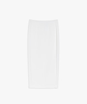 テクニカル  ジャージー ミディ スカート