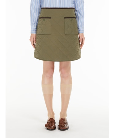 キルティング ショート スカート