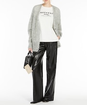 コーティング ファブリック パラッツォパンツ