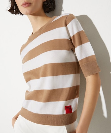 ピュア メリノウール ニット