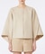 ウール カシミヤ ダブルフェイス クロップド コート