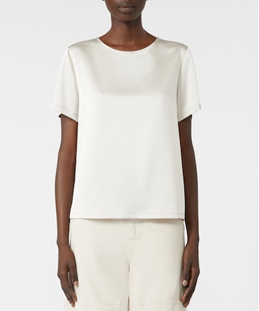 サテン アンド ジャージー Tシャツ