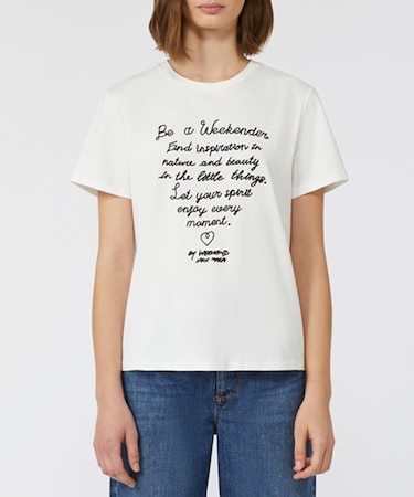 コットン プリント Tシャツ