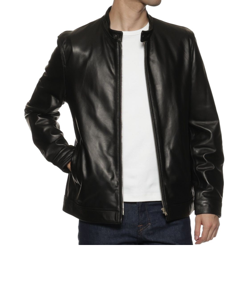 シングルレザーライダース ブルゾン｜バーニーズ ニューヨークの