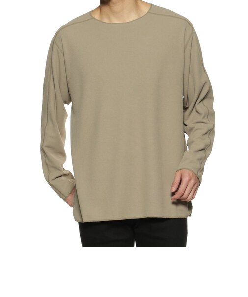 ワッフル素材ロングスリーブTシャツ