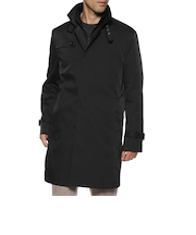 レイヤードライナー付コート