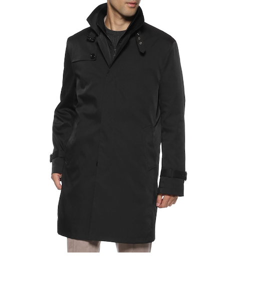 レイヤードライナー付コート