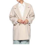 ウールメルトン ラグラン ピーコート