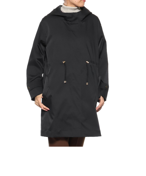 ライナー付き フーデッドミドルコート