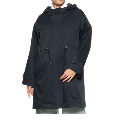 ライナー付き フーデッドミドルコート