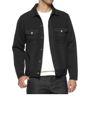 ウォッシャブル ニットジャケット