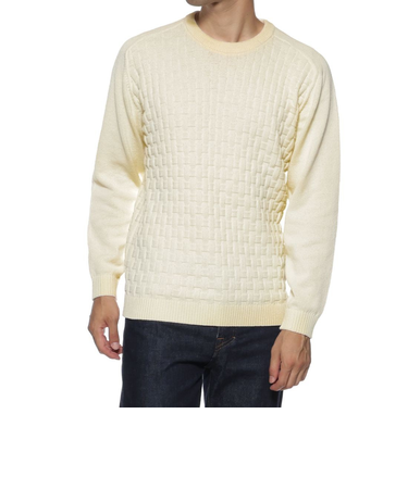 ウォッシャブル ブリスターニットプルオーバー