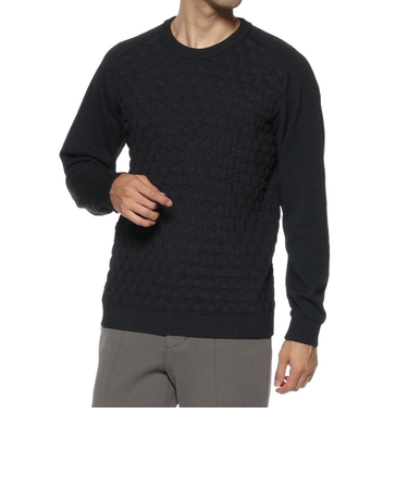 ウォッシャブル ブリスターニットプルオーバー