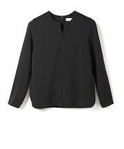 セットアップ ウォッシャブル ダンボール素材キーネックプルオーバー