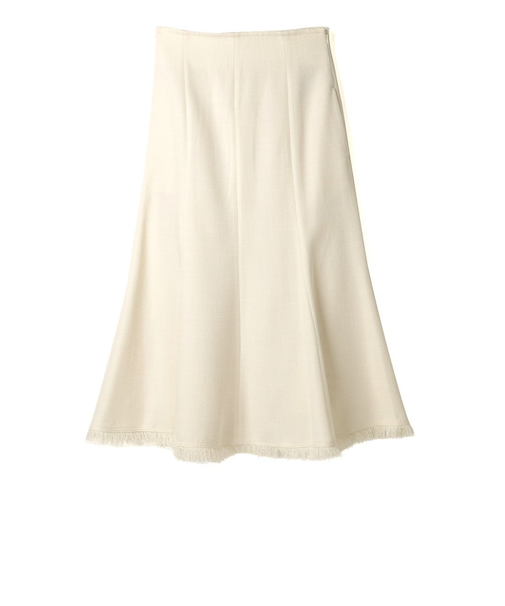 セットアップ ウォッシャブル フリンジマーメイドスカート