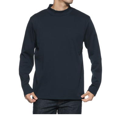 モックネックTシャツ