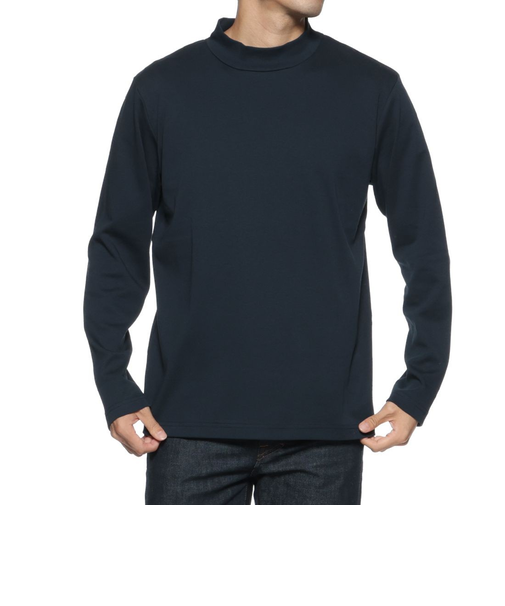 モックネックTシャツ