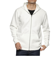 ジップアップパーカー