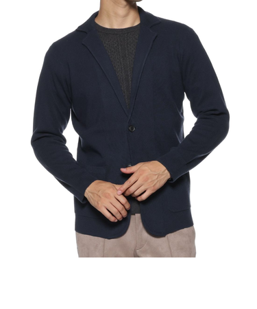 ミラノリブニットジャケット