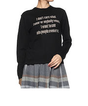 ウォッシャブル クルーネックニットプルオーバー