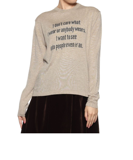 ウォッシャブル クルーネックニットプルオーバー