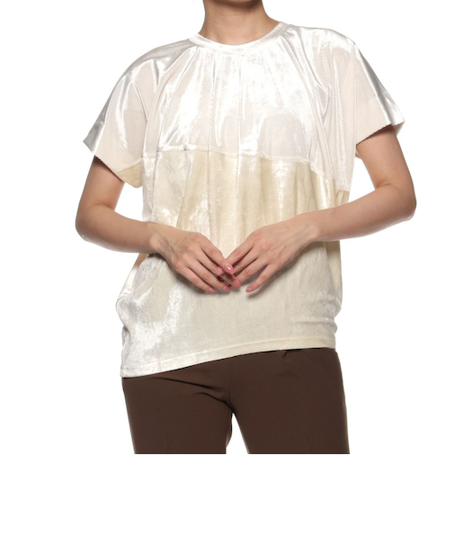 コンビネーション ドレープカットソー