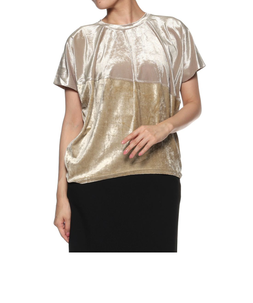 コンビネーション ドレープカットソー