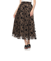 フラワー柄ロングスカート