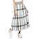 ウォッシャブル チェック柄リバーシブルスカート