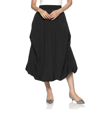 ウォッシャブル ギャザーバルーンスカート