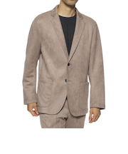 セットアップ ポンチ素材フェイクスエードジャケット