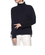 ウォッシャブル 2枚衿デザイン ニットプルオーバー