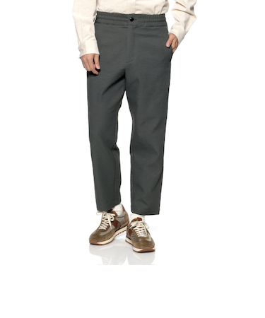 カルゼ素材イージーパンツ