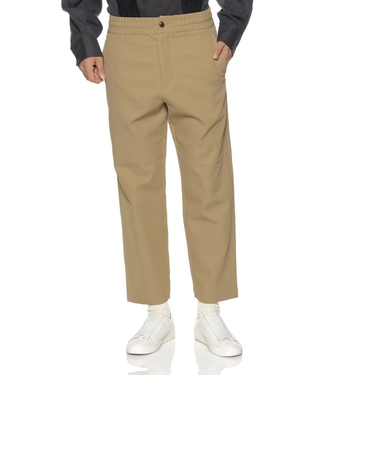 カルゼ素材イージーパンツ