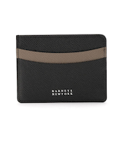 バイカラー レザーカードケース