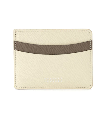 バイカラー レザーカードケース