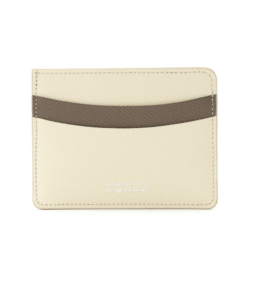 バイカラー レザーカードケース