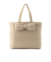 リボン付きトートバッグ