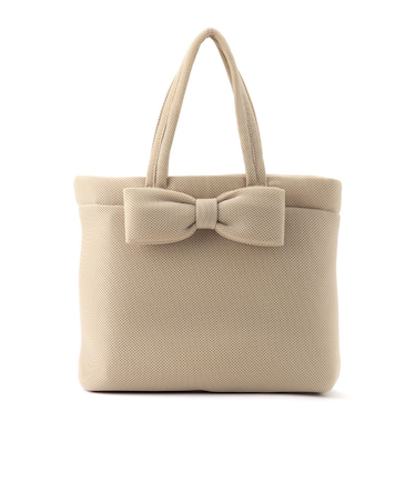 リボン付きトートバッグ