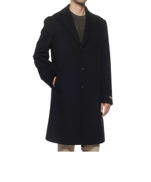 カシミヤ チェスターコート