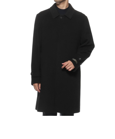 カシミヤ ステンカラーコート