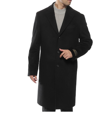 カシミヤ混チェスターコート