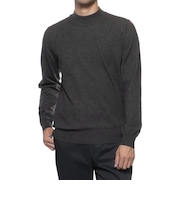 モックネックニットプルオーバー