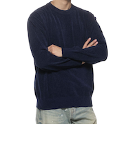 クルーネックニットプルオーバー