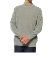 モックネックニットプルオーバー