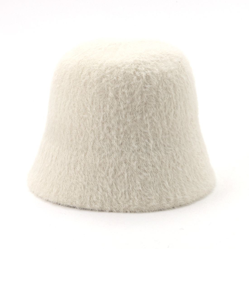 シャギー素材バケットハット
