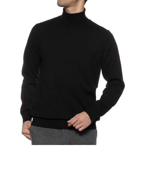 ウォッシャブル タートルネックニットプルオーバー