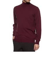 ウォッシャブル タートルネックニットプルオーバー