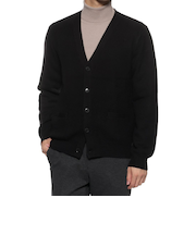 ウォッシャブル Vネックニットカーディガン