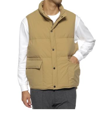 ウォッシャブル 4WAYストレッチ ダウンベスト